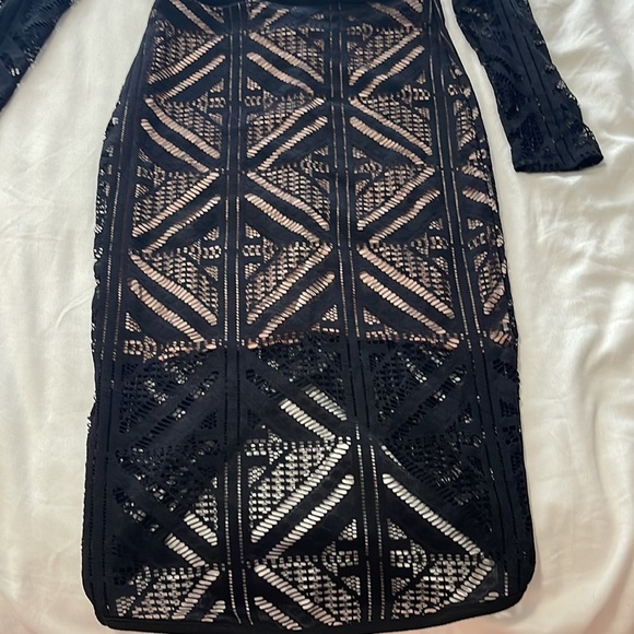 New 2 piece see through with beige material underneath set - Picture 6 of 9